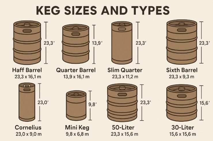 Keg Sizes and Types