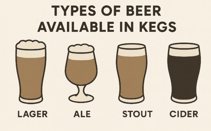 Types of Beer Available in Kegs